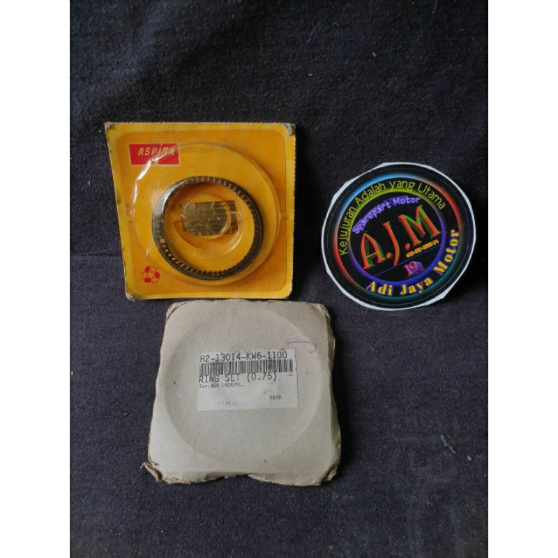 แหวนลูกสูบ Honda NSR 150 R Os Oversize 75 Aspira