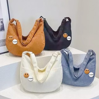 PUSHOP Tas Selempang Corduroy Pria Wanita ASTER - Slingbag Corduroy Uniseks FREE 2 PIN BROS Sling bag Casual Terbaru