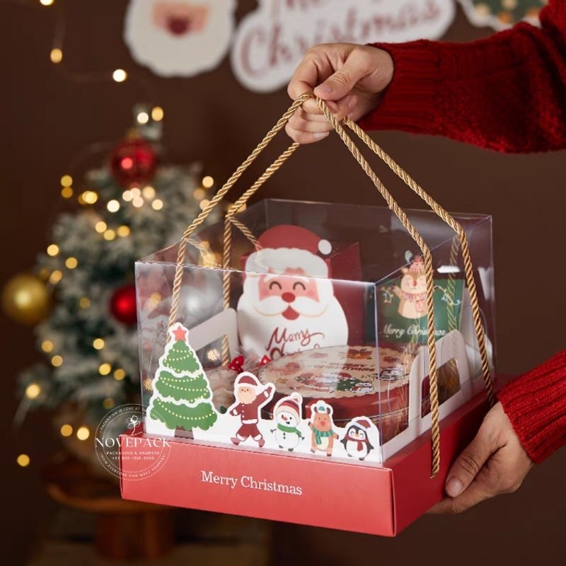 (1 ชิ้น) CHRISTMAS HAMPERS BOX/CHRISTMAS HAMPERS BOX/CHRISTMAS CAKE BOX/CHRISTMAS CAKE BOX/CHRISTMAS