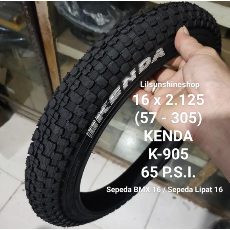 ยางนอก Kenda 16x2.125 K905 สีดํา