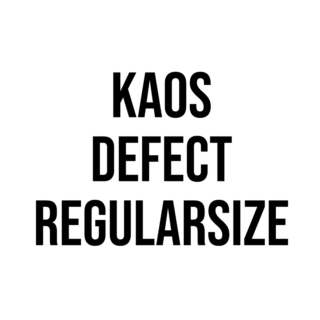 เสื้อยืด DEFECT/ REGULARSIZE REJECT T-SHIRT