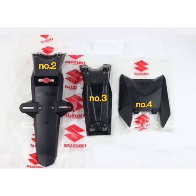 บังโคลนด้านหลังด้านในบังโคลนด้านหลัง 63112-12K 6311-12K 63411-12K Suzuki Satria Fu ฉีด raider ฉีด 15