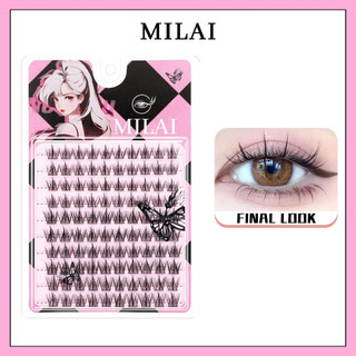 MILAI Bulu Mata A08 Trilogy Bulu Mata Palsu - Eyelash Extension | Riasan Mata Bulumata Palsu