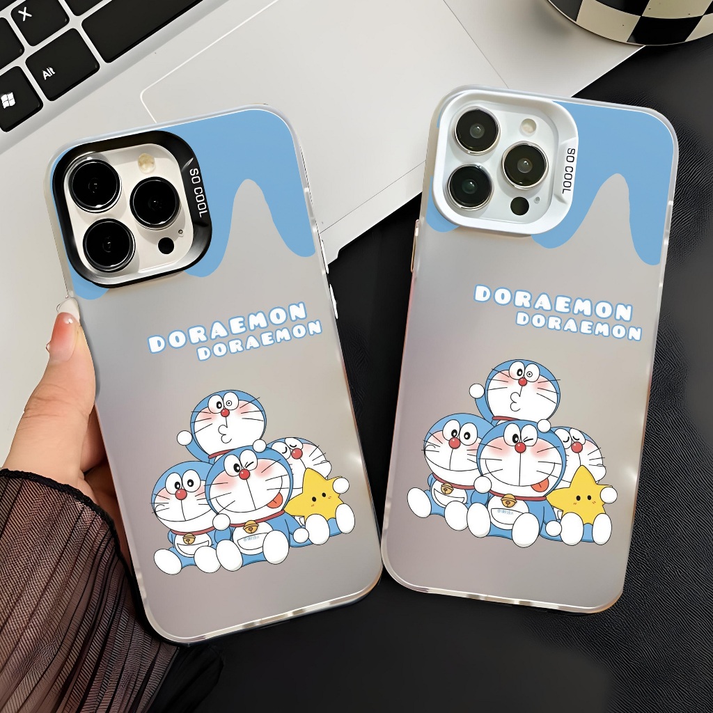 เคส IMD "DORAEMON" เข้ากันได้กับ Oppo A5S/A7/A11K/A12/A1K/A5 2020/A9 2020/A16/A17/A17K/A36/A76/A58/A