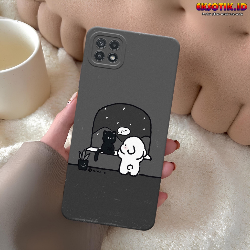 เคส Samsung A22 5G - เคส Samsung A22 5G - เคสแฟชั่น - Samsung A22 5G Silicone - Cool and Cute Motif 