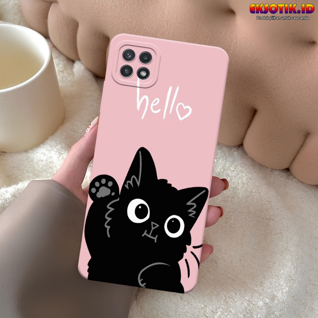 เคส Samsung A22 5G - เคส Samsung A22 5G - เคสแฟชั่น - Samsung A22 5G Silicone - Cool and Cute Motif 
