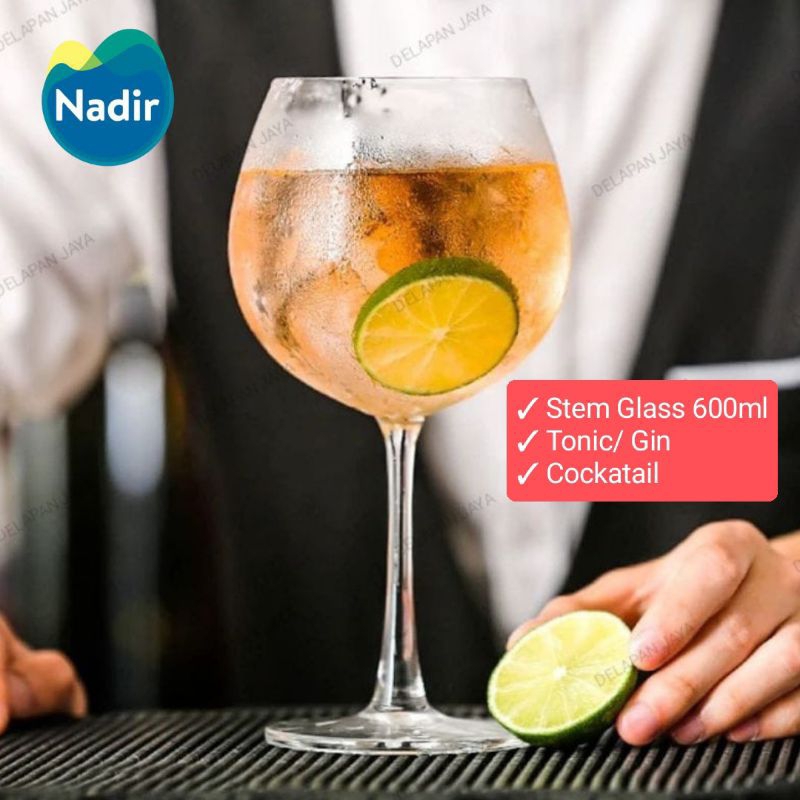 ขาย 600ML GIN STEMWARE TONIC GLASS (ชุด 1 ชิ้น) NADIR 7948 / GIN COCKTAIL TONICแวร์ แก้วไอน้ํา