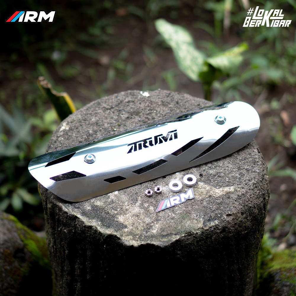 ฝาครอบแขน EXHAUST SHIELD STAINLESS VARIO BEAT SCOOPY MIO AEROX FILANO