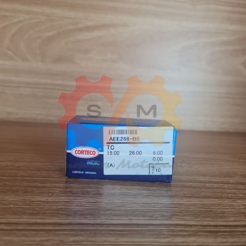 TC 15 x 26 x 6 NOK Corteco Original >> Seal Kick Starter Slah F1, Vega R, Jupiter Z L2G