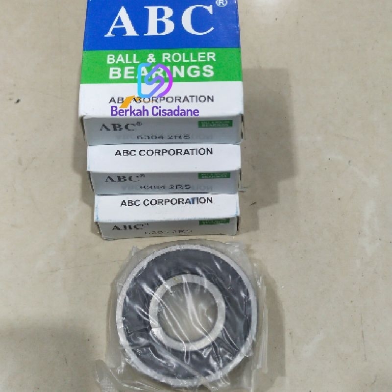 แบริ่ง 6304 2Rs (ฝายาง) ยี่ห้อ ABC