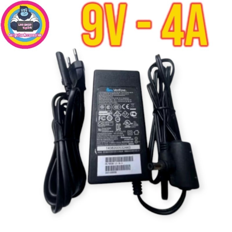 9v 4A VERIFONE 9V-4A 36W EdC อะแดปเตอร์ชาร์จ