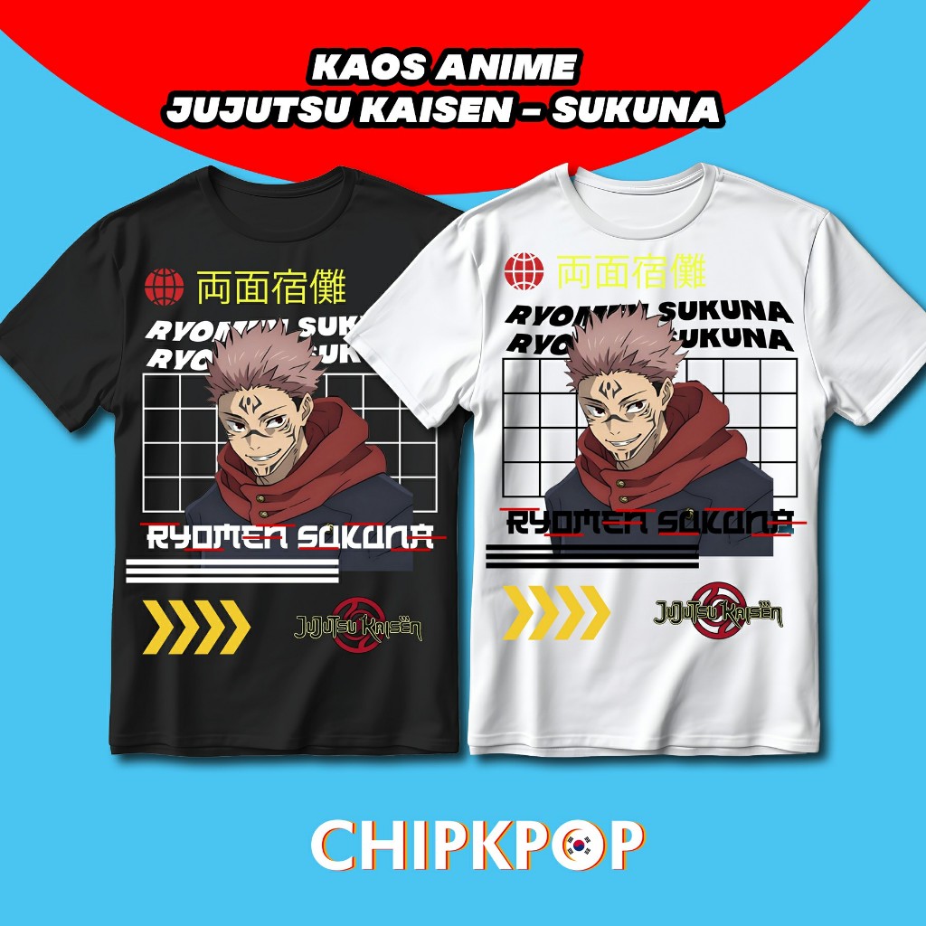 JJK ANIME เสื้อยืด RYMEMEN SUKUNA I JUJUTSU KAISEN ANIME เสื้อยืด IRYEMENT SUKUNA GOJO SATORU ANIME 