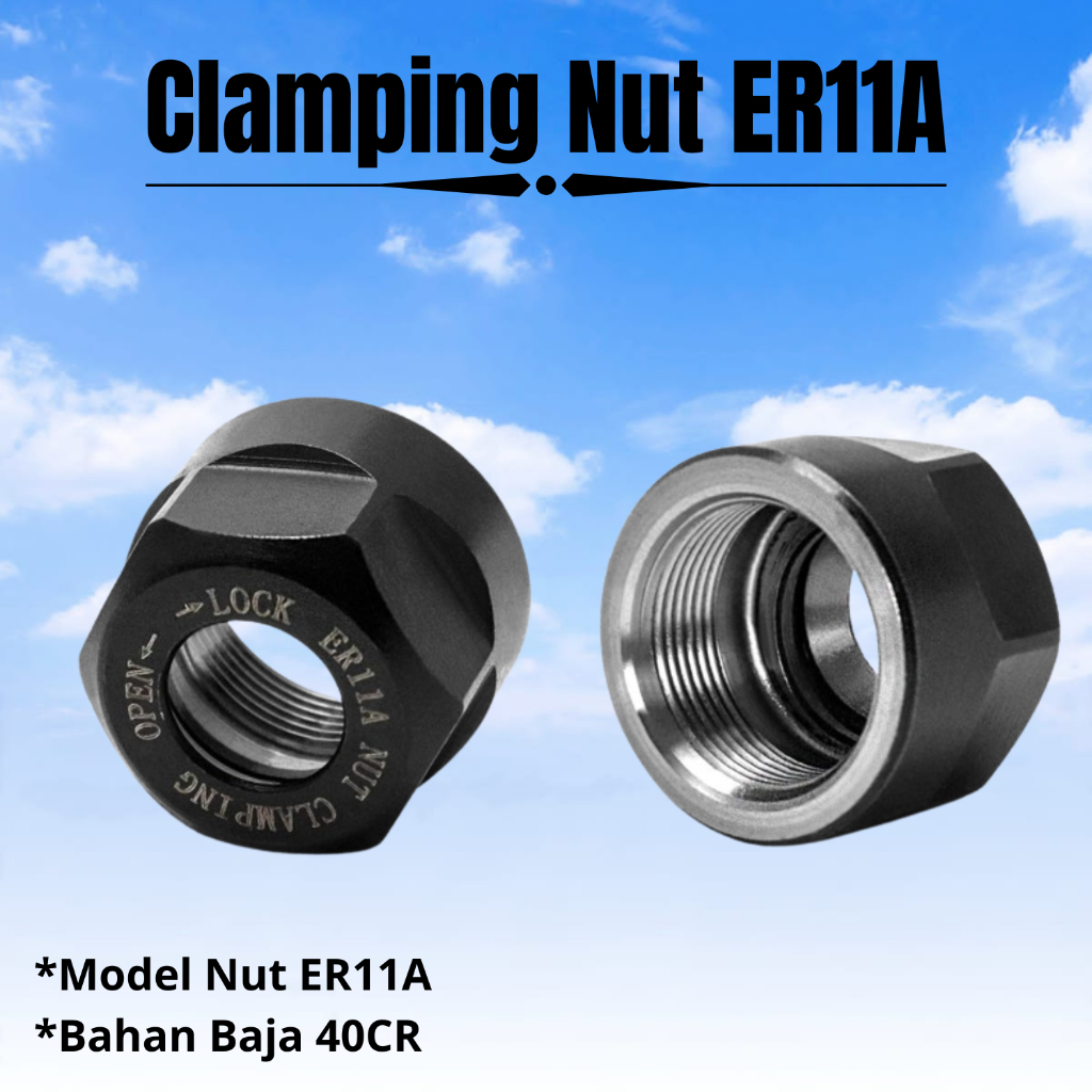 Ms7 Clamping Nut ER11A CNC Spindle Nut ER11 A