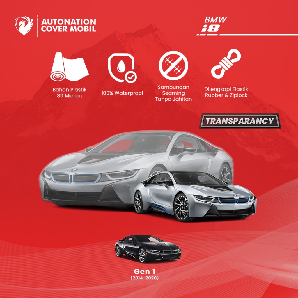 Automation Garage – ผ้าคลุมรถแบบใส BMW i8