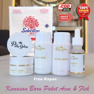 Putri Glow Paket Acne & Flek Original (Free Kapas )
