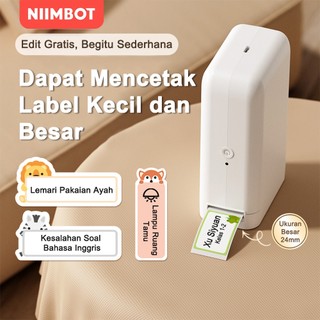 NIIMBOT D101 Label Printer dengan, Mesin Pembuat Label Pintar untuk Penggunaan di Rumah