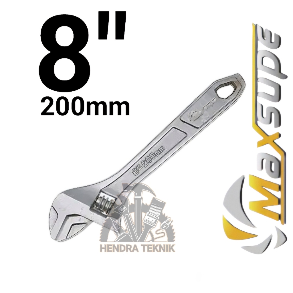 8 INCH HD WRENCH BAGO CRV HD 200mm BKO WRENCH 20CM ADJUSTABLE WRENCH 8 DIM IN
