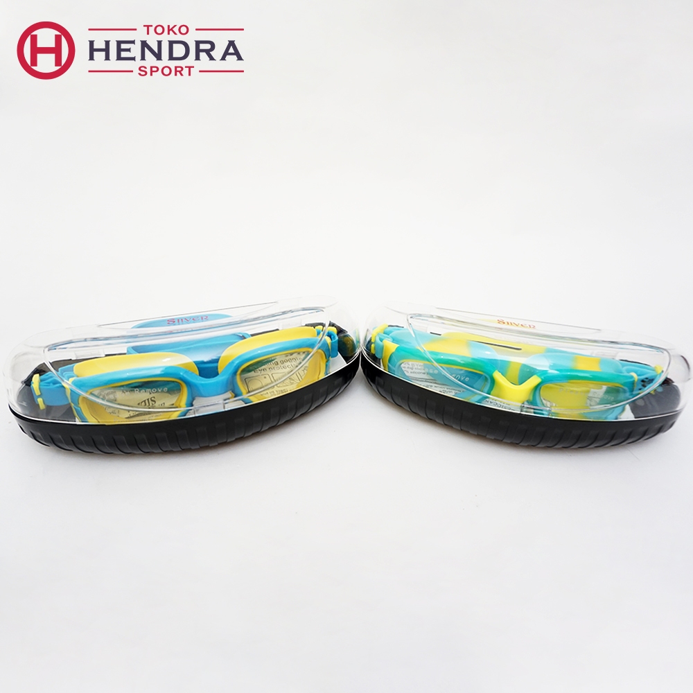 แว่นตาว่ายน้ําเด็ก - สีเงิน (S2930F)