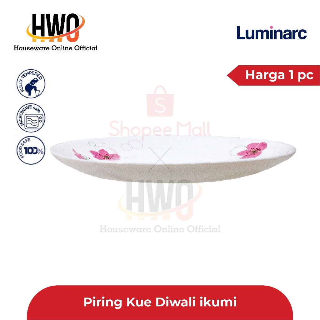 จานเค้ก Luminarc Diwali Ikumi 19 Cm