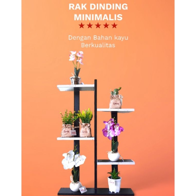 Wow MINIMALIST WALL SHELF RKA1 MULTIPURPOSE WOODEN DISPLAY SHELF NUMBER 1 WALL SHELF