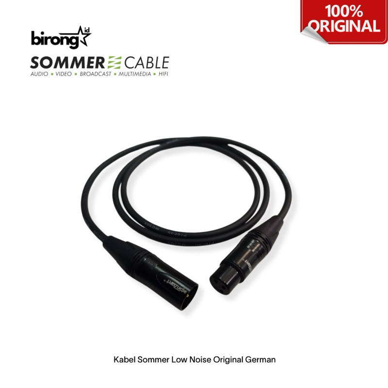 Sommer XLR to XLR สายไมโครโฟนเสียงรบกวนต่ํา เยอรมันดั้งเดิม