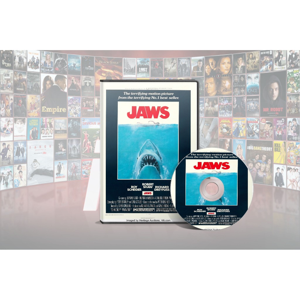 Jaws & Jaws 2 & Jaws 3D & Jaws The Revenge Film DVD Collection (1975-1987)