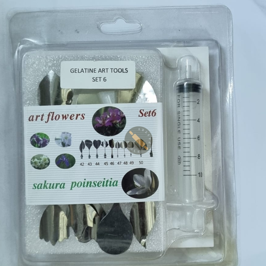 GELATINE ART TOOLS SET 6 - (สินค้าจําเป็น)