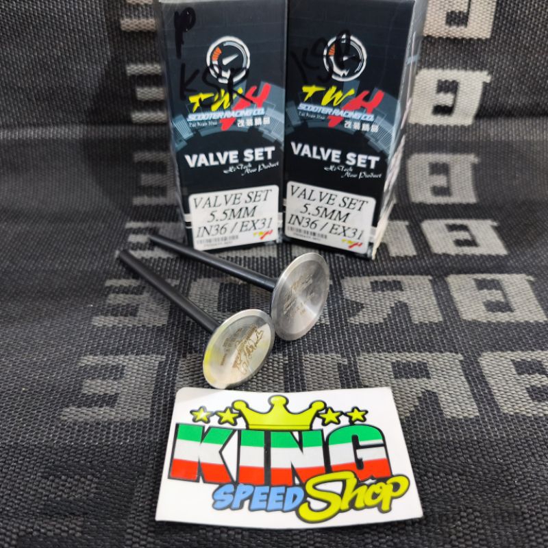 วาล์ว TWH ขนาด 36 / 31 STEM 5.5 ORIGINAL TWH RACING