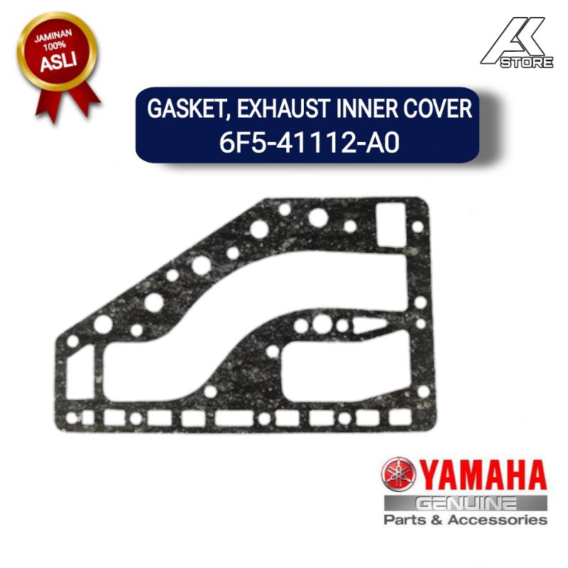 MESIN GASKET EXHAUST ฝาครอบภายใน 6F5-41112-A0 | Yamaha 40PK Box Outboard Engine exhaust Packing
