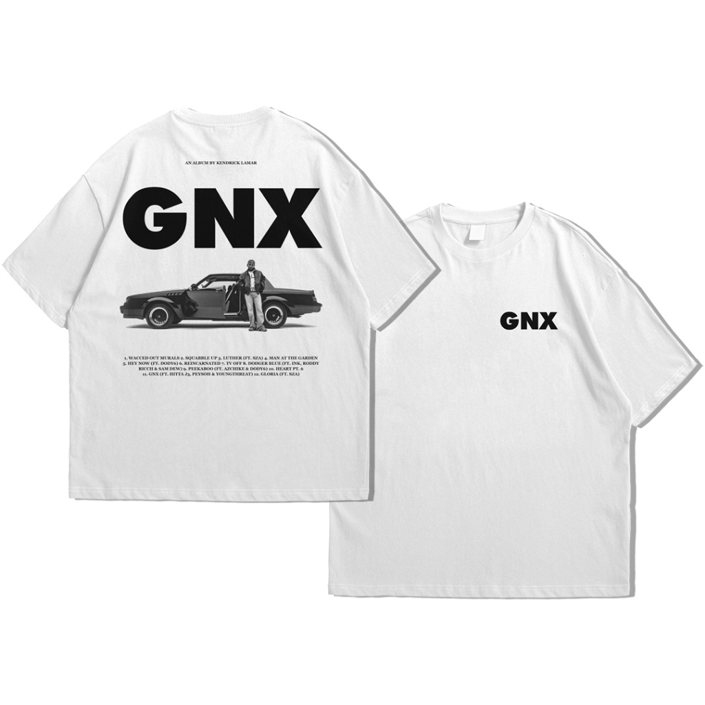 เสื้อยืดโอเวอร์ไซส์ Kendrick Lamar GNX