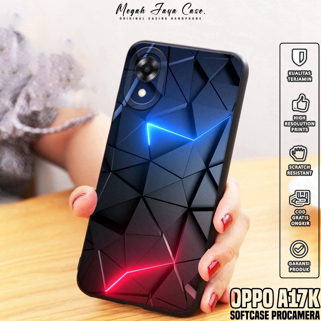 เคส HP Oppo A17K - Oppo A17K Softcase ASBT Motif - เคสโทรศัพท์ Oppo A17K - เคส Oppo A17K - เคส Oppo 