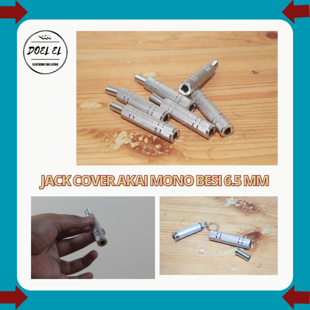 เหล็ก AZAI JEK CONNECTOR/MIC JEK CONNECTOR 6.5 MM