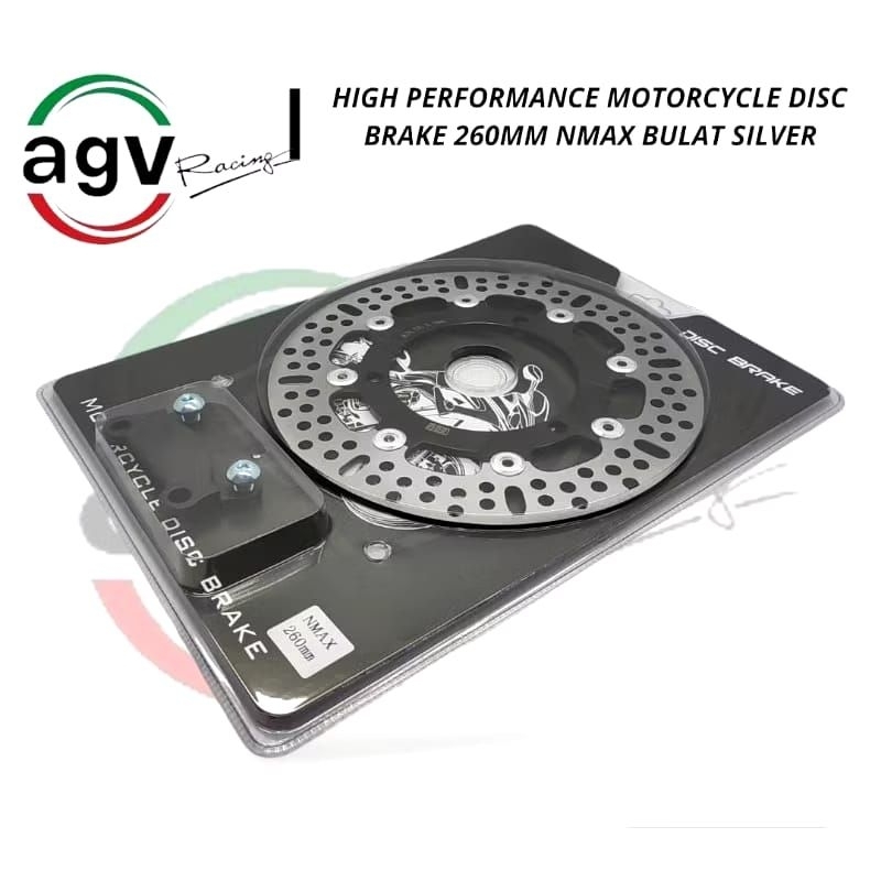 จานดิสเบรคหน้า ขนาด 260mm nmax aerox lexi plus รุ่นกลม pnp bracket