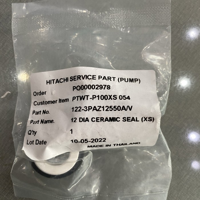 ฮิตาชิ 12 มม. ซีลเครื่องกล กx2 wtp 100 150 250 300 wmp 130 180 230