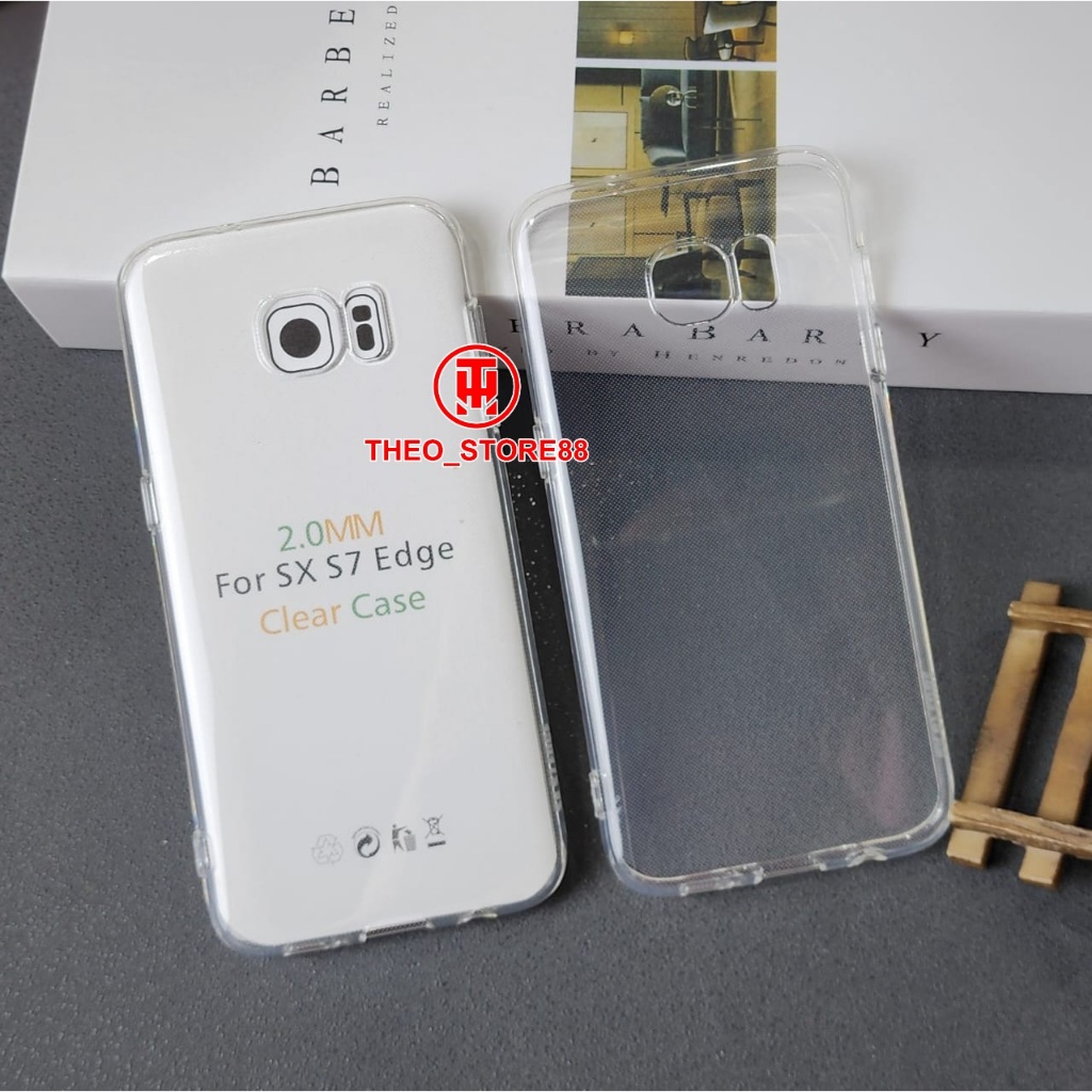 SAMSUNG S7 EDGE CLEAR HD CASE 2.0MM CLEAR CASE CH-1