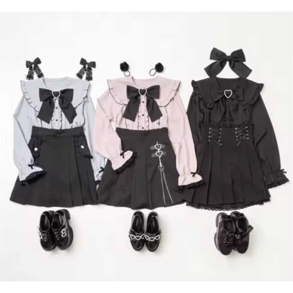 KEMEJA (AiVii) M-XXL BASIC SHIRT JIRAI KEI HARAJUKU DEARMYLOVE YUMETENBO ราคา ถูกที่สุด ดีลบีเคเค แกลเลอรีภาพที่ 9