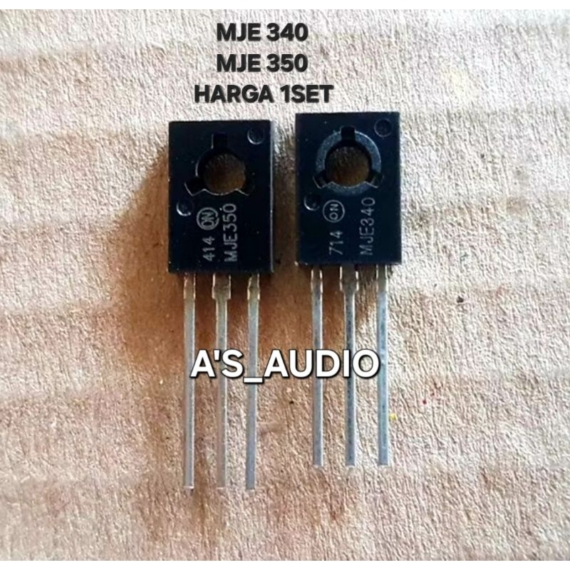 ทรานซิสเตอร์ MJE340 MJE350 MJE 340 MJE 350 THAILAND 1 ชุด