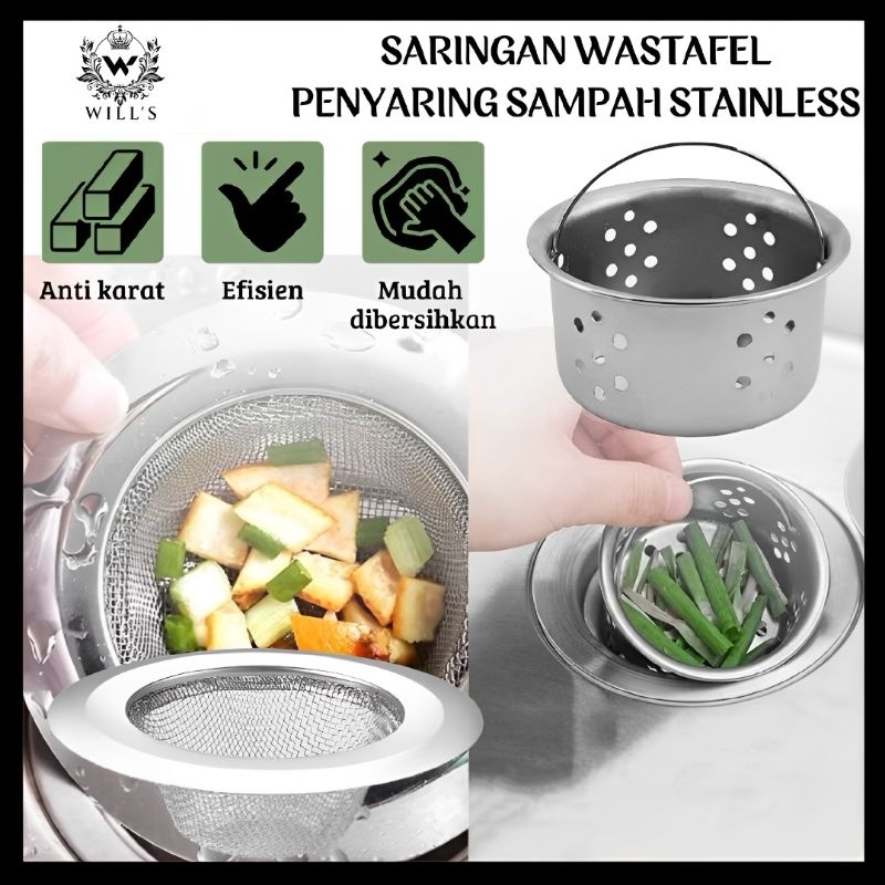 สแตนเลส SINK STRAINER นําเข้าพรีเมี่ยมครัว SINK STRAINER