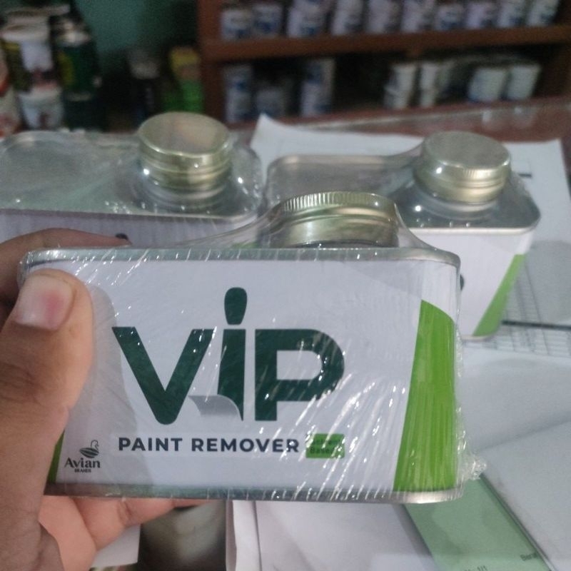 VIP Paint Remover / Liquid Cavitic Soda Iron Paint Remover 250 กรัม