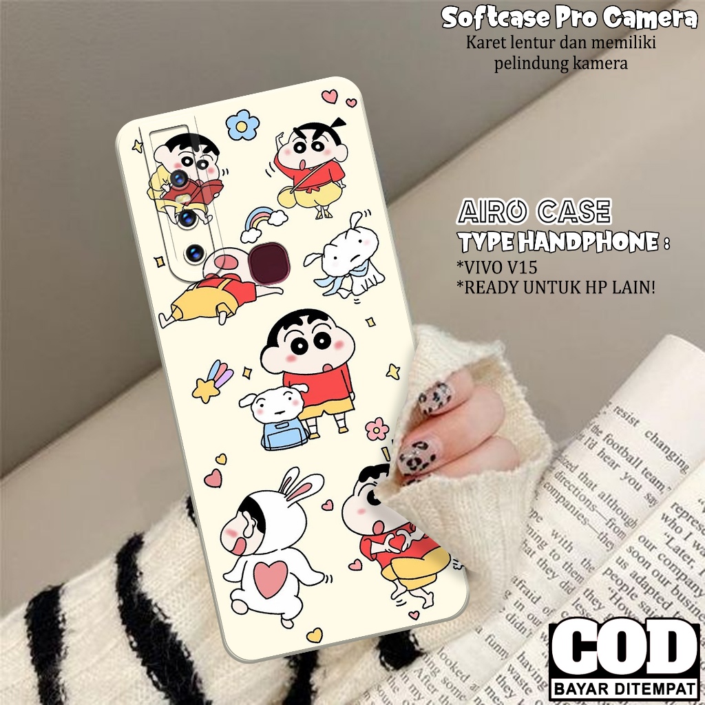 เคส VIVO V15 ล่าสุด - เคส VIVO V15 Softcase - เคสแฟชั่น CARTOON - เคส VIVO V15 - เคส Pro Camera Soft