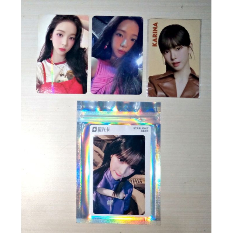 Photocard อย่างเป็นทางการ Karina Aespa อัลบั้ม Zine Armageddon Richoco SG22