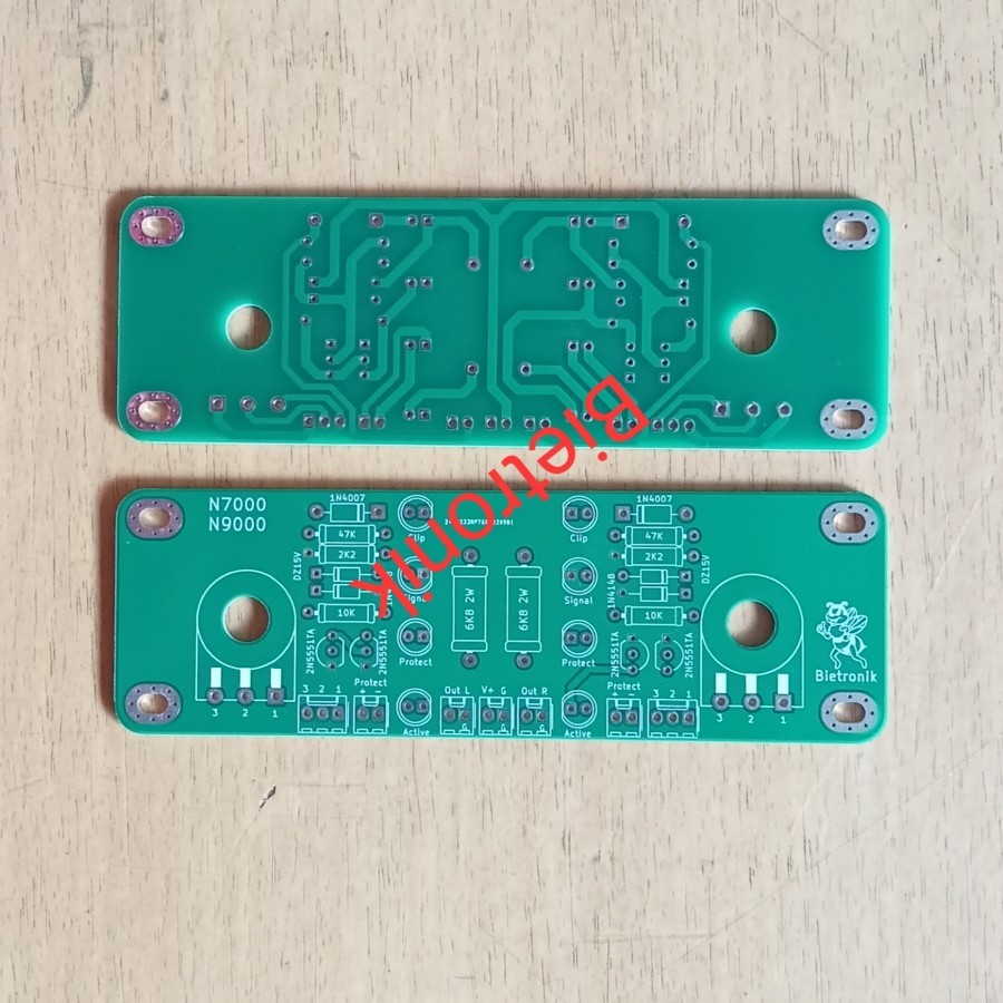 PCB แผงด้านหน้ากล่อง N7000 N9000 สองชั้น