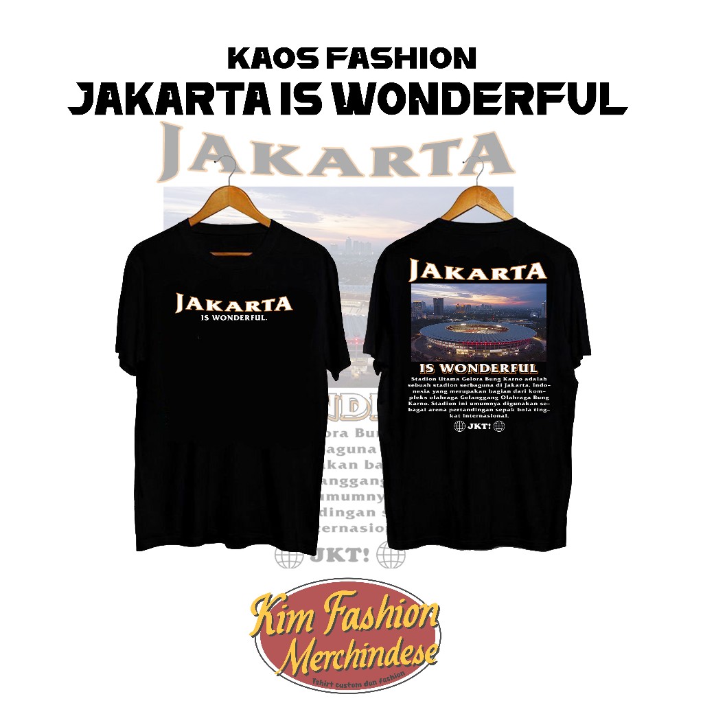 Kimfashion988 - IS WONDERFUL KAOS - DISTRO ผู้ชายและผู้หญิง - VIRAL KAOS - TREND