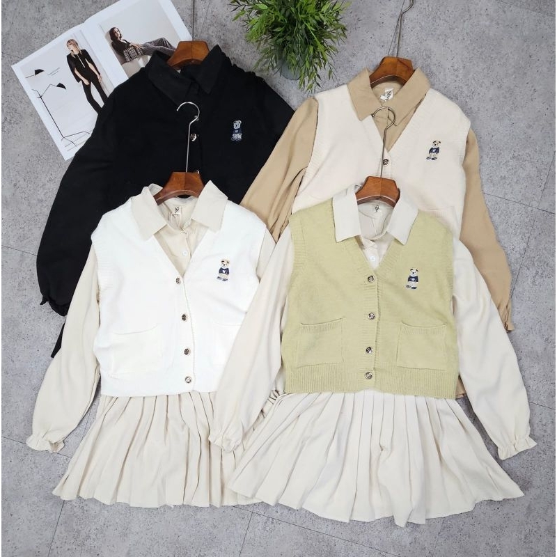 Premium Womens OneSet Mini Dress Mix Vest Top 97