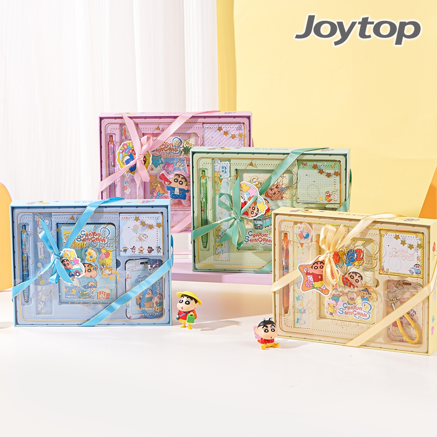 CRAYON SINCHAN GIFT SET / ชุดกล่องของขวัญเครื่องเขียน Crayon Shinchan / NOTEBOOK SINCHAN