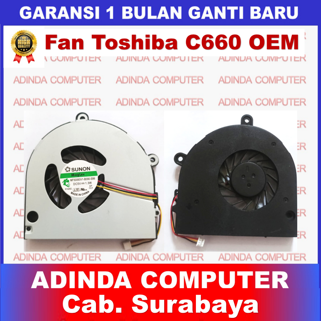 พัดลมระบายความร้อน Toshiba C660 P775 A660 A660D A665 A655D L675 L6