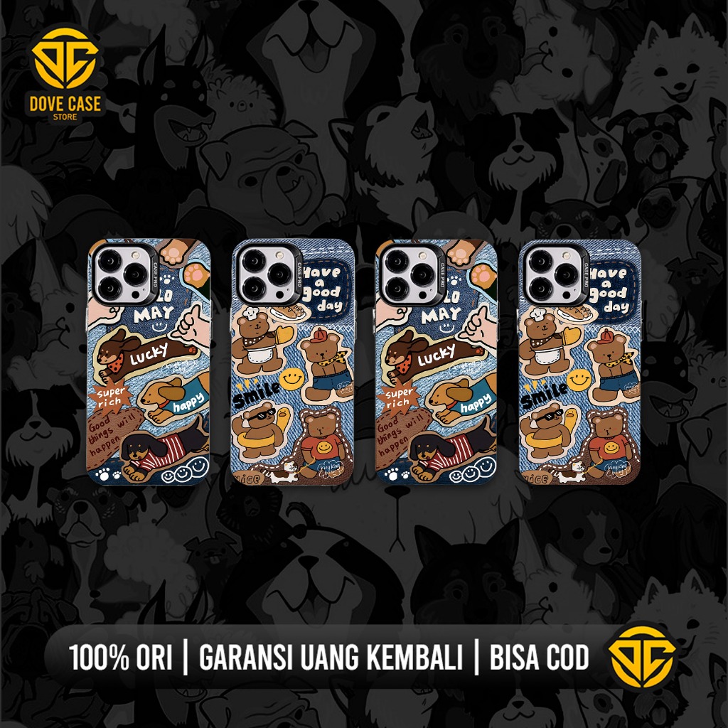 LUCKY JEANS HOLOGRAM CASE REALME 5i / 5 / C3 7i / C17 C25/C25S C12/NARZO 50A C51 C67 C31 C33 C53/NOT