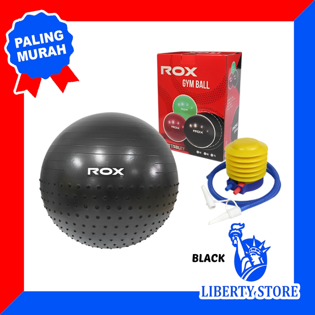 Gym Ball ลูกบอลโยคะ ฟิตเนส ROX GYM BALL 75 CM