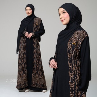 Zenira Official - Gamis Syahira || Dress Maxy Gamis Wanita Lebaran Terbaru 2026 Premium Elegan & Modern