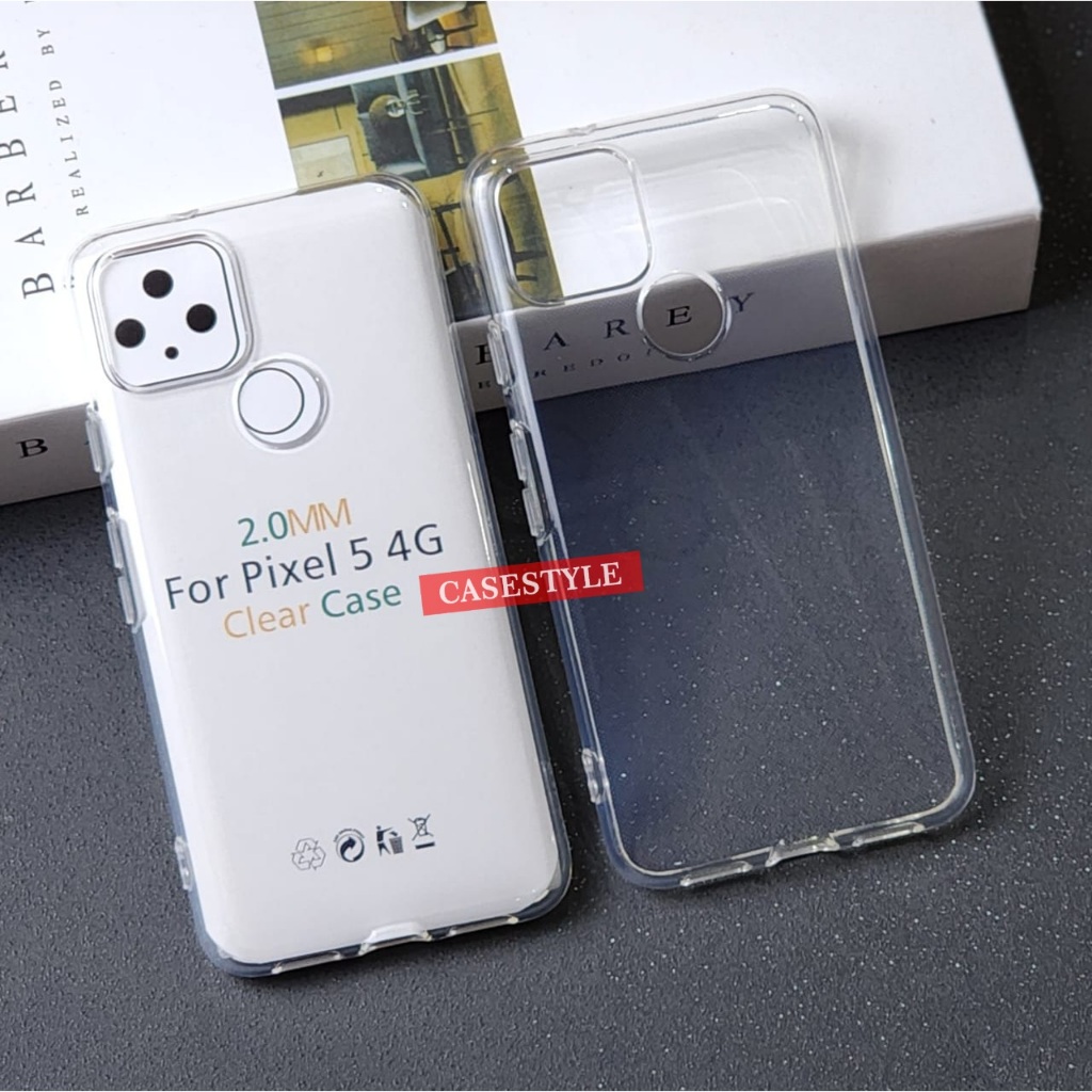 Google Pixel 5A กรณี Google Pixel 5 4G Google Pixel 4A 4G กรณี Clear HD 2.0 มม.ใส Softcase Google Pi